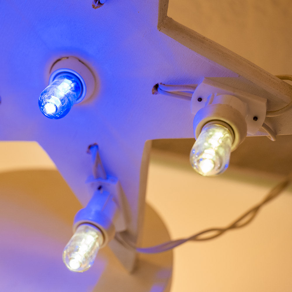 Lampada stella piccola con base