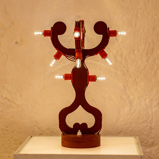 Lampada a batteria candeliere