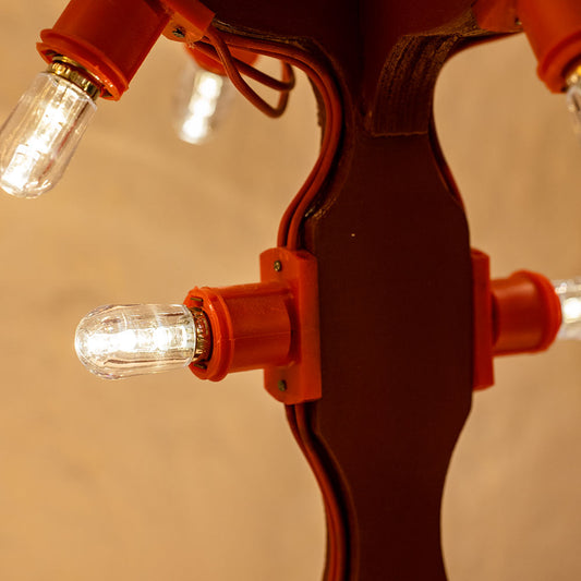 Lampada a batteria candeliere