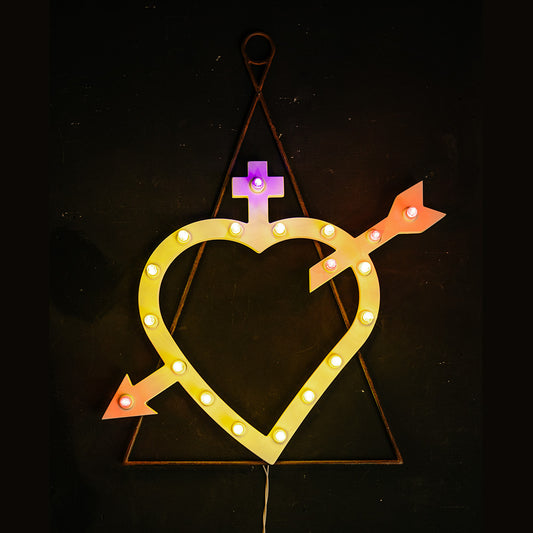 Lampada simbolo cuore