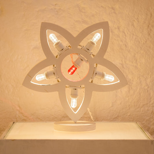 Lampada luminaria fiore