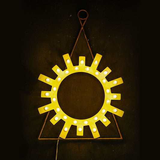 Lampada simbolo sole